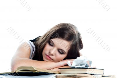 A young girl student A young girl student
