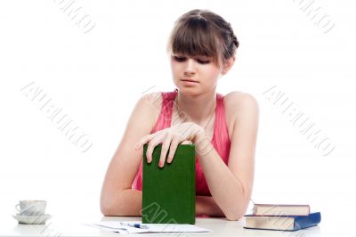 A young girl student A young girl student