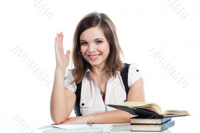 A young girl student A young girl student