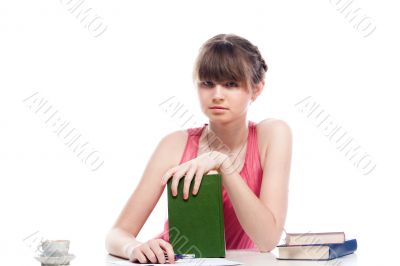 A young girl student A young girl student