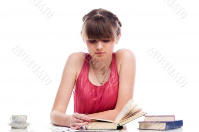 A young girl student A young girl student