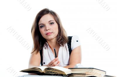 A young girl student A young girl student