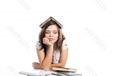 A young girl student A young girl student