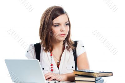 A young girl student A young girl student