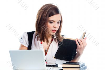 A young girl student A young girl student