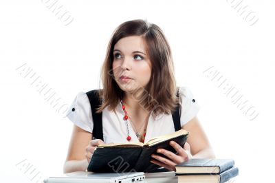 A young girl student A young girl student