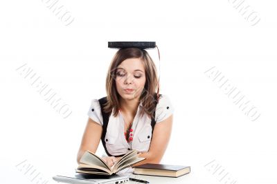 A young girl student A young girl student