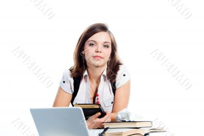 A young girl student A young girl student