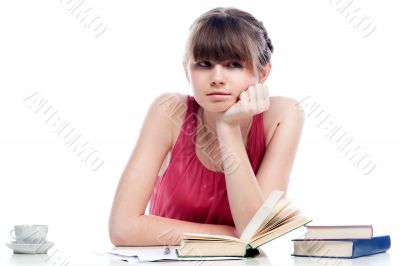 A young girl student A young girl student