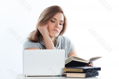 A young girl student A young girl student
