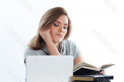 A young girl student A young girl student