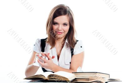A young girl student A young girl student