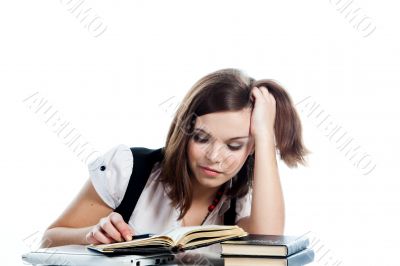A young girl student A young girl student