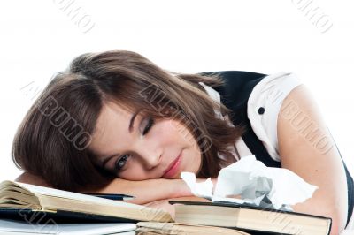 A young girl student A young girl student