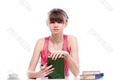 A young girl student A young girl student
