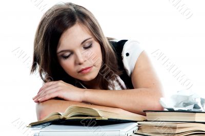 A young girl student A young girl student