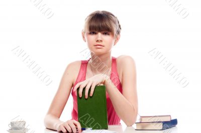 A young girl student A young girl student