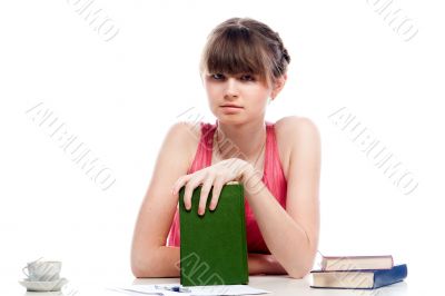 A young girl student A young girl student