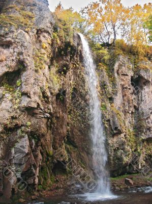 Honey waterfalls. North Caucasus travels. The Autumn