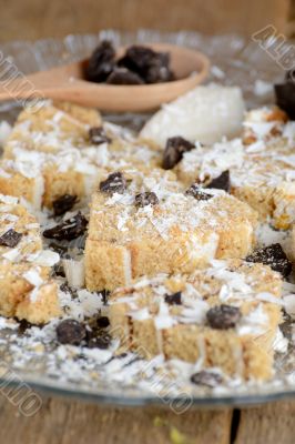 slices of sweet rolls