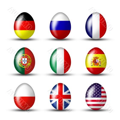 Egg collection from many countries