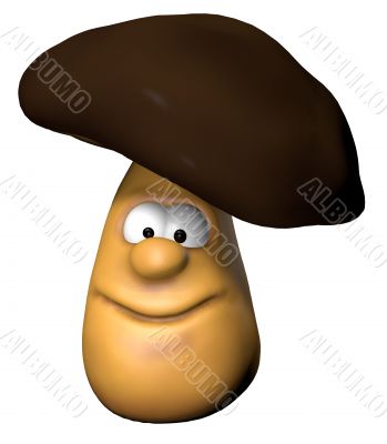 cartoon mushroom