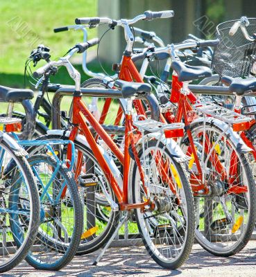  Bicycle parking in City Park