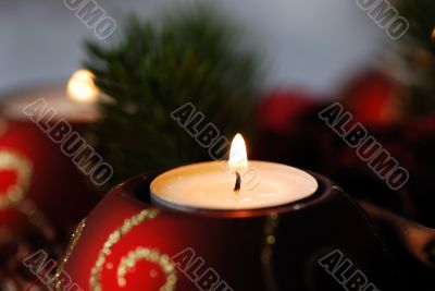 christmas candle