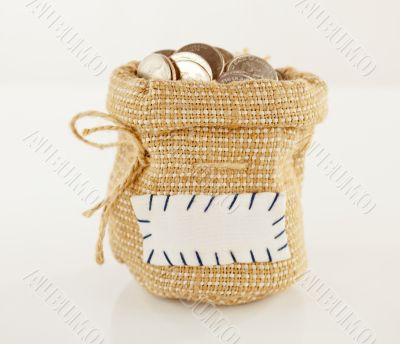 Sack full of coins