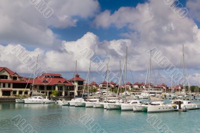 Luxury residency and marina at Eden Island, Seychelles 