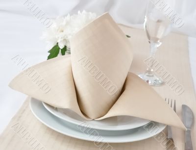 Napkin `plume`