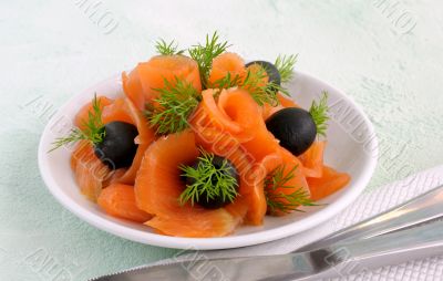 Appetizer of Salmon