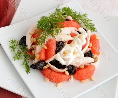 Salad with chicken Salad with chicken