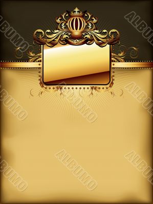 ornate golden frame