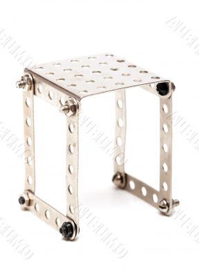 Steel building kit with