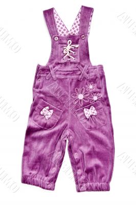 purple panties with suspenders