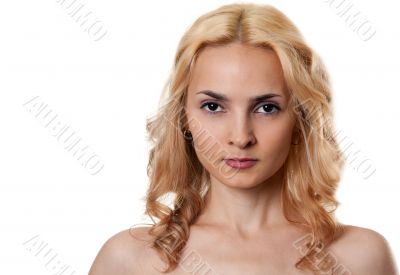 portrait of a beautiful blonde