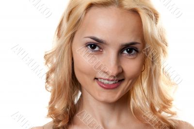 portrait of a beautiful blonde