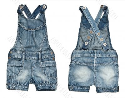 children`s denim shorts
