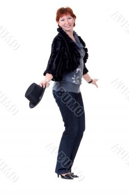 girl in the bowler hat