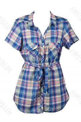 Women`s plaid shirt