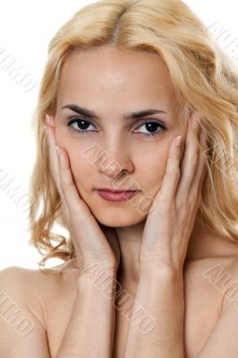 portrait of a beautiful blonde