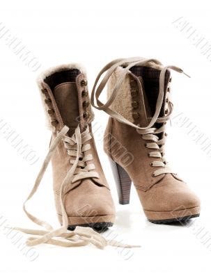 pair of women`s shoes