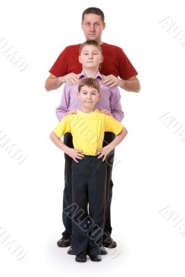 Dad and two sons