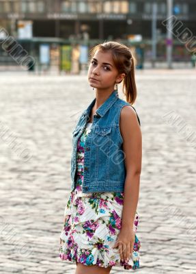 portrait of beautiful girl