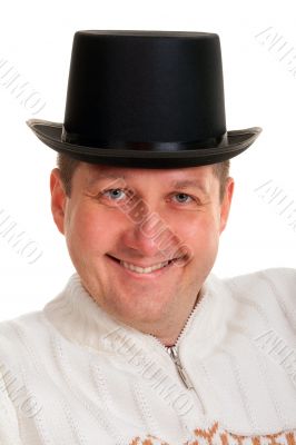 portrait of a man in a bowler hat