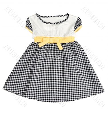 Children`s checkered dress