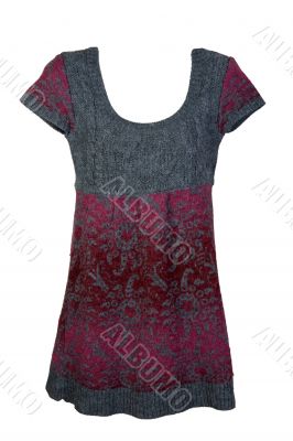 knitted woman`s dress