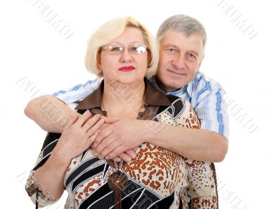 portrait of an elderly couple
