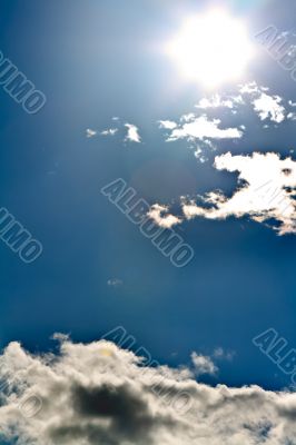 sunshine clouds sky